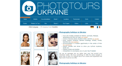 Desktop Screenshot of phototours-ukraine.com