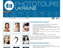Tablet Screenshot of phototours-ukraine.com
